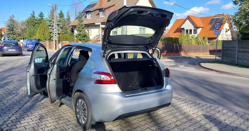 Peugeot 308 cena 26999 przebieg: 165000, rok produkcji 2013 z Luboń małe 352